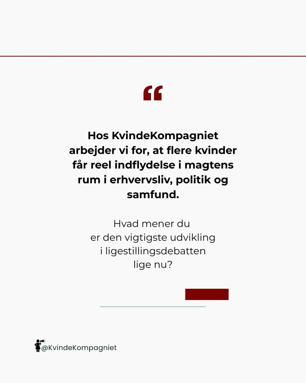 Instagram post from kvindekompagniet. This post is in position 5.