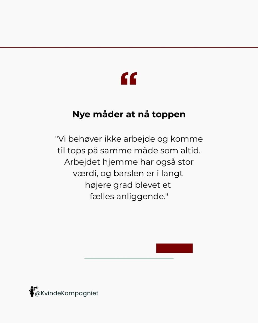 Instagram post from kvindekompagniet. This post is in position 2.