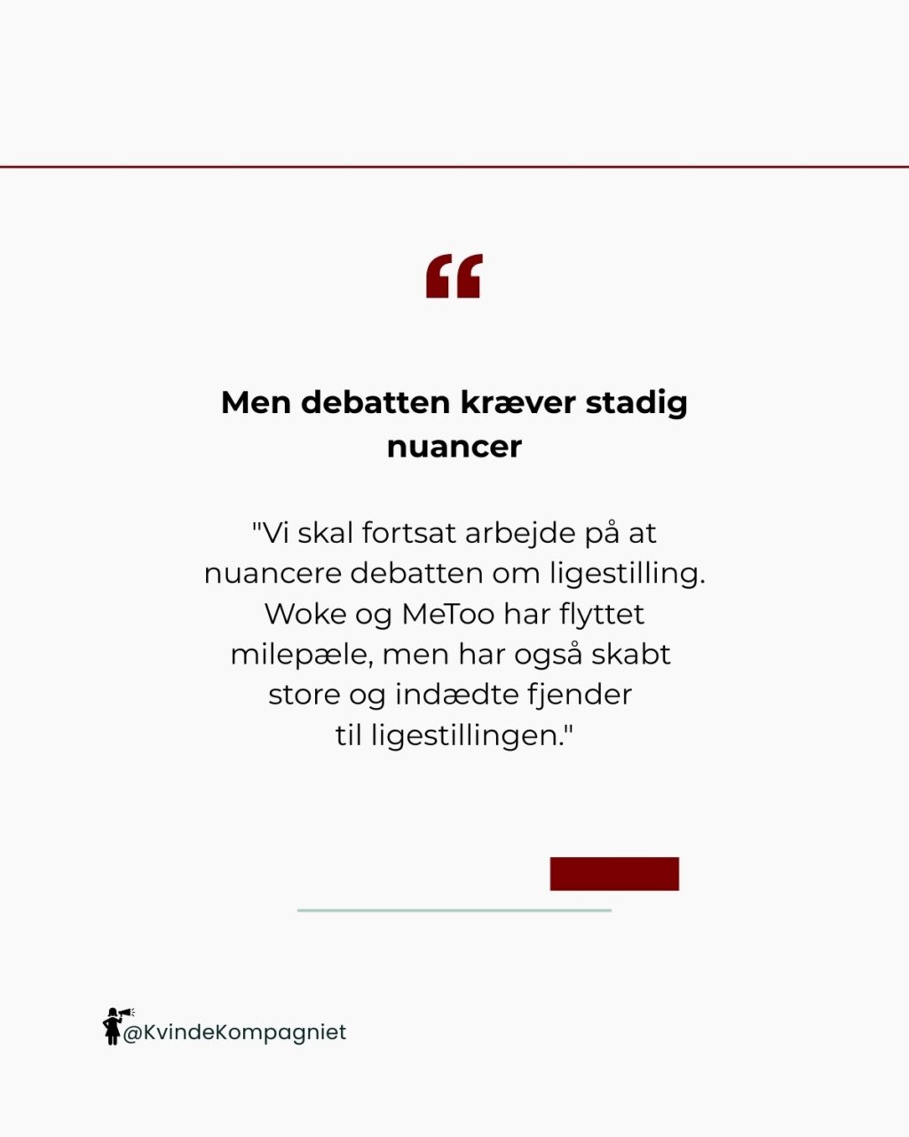 Instagram post from kvindekompagniet. This post is in position 3.